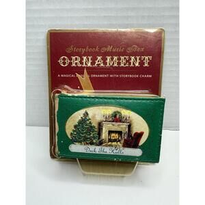 Storybook Music Box Ornament Mr. Christmas Musical Charm “Deck the Halls” 2009
